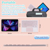 Picture of Wireless Bluetooth Keyboard,Ultra Slim Rechargeable Portable with Touchpad 10 Inch Wireless Keyboard and Trackpad for iOS Android Windows iPad iPhone Samsung Microsoft Surface(Pink)