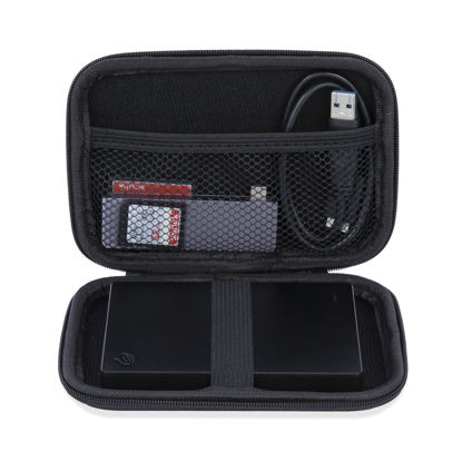 Picture of Ginsco Hard Shell Travel Case for Seagate Portable 1/2TB 5TB External Hard Drive,for UnionSine 500GB/1TB Ultra Slim Hard Drive,Universal HDD Case for WD 1/2TB My Passport/Toshiba Canvio