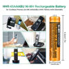 Picture of Triangle Power 4 Pack HHR-65AAABU NI-MH Rechargeable Battery for Panasonic 1.2V 630mAh AAA Battery for Cordless Phones