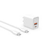 Picture of 20W USB-C Fast Charger Fit for iPad Air M2 11/13 Inch 6th Gen A2903 A2899, Fit for iPad Air 4th/5th Gen with 2 Charging Ports and 6FT Power Cord Cable