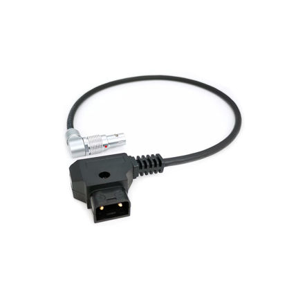 Picture of Teradek SmallHD ARRI RED Flexible Power Cable D-tap to Rotatable 0B 2-Pin Male Right Angle, Gold Mount V-Mount Dtap to Teradek Bolt, Z CAM