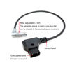 Picture of Teradek SmallHD ARRI RED Flexible Power Cable D-tap to Rotatable 0B 2-Pin Male Right Angle, Gold Mount V-Mount Dtap to Teradek Bolt, Z CAM