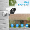 Picture of JouSecu 3MP 8CH Security Camera System, 4pcs PoE Security Cameras Wired with Motion Detection, One-Way Audio, 3MP 8CH NVR for 24-7 Recording, NO Hard Drive