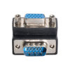 Picture of chenyang VGA Connectors,VGA SVGA D-Sub HDB15Pin Male to Female 90 Degree UP Angled Gender Changer Video Graphics Array Connector Adapter for Monitor/Projector/Graphics