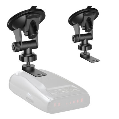 Picture of xsaaczm Super Radar Detector Mount,Super Car Windshield,Dashboard Suction Cup Bracket,Suitable for Radar Detector (for Uniden Radar)
