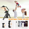 Picture of Luswemi 53'' Phone Tripod, Lightweight Phone & Camera Mount Tripod Stand with Remote and Phone Holder, Portable Cellphone Tripod Compatible with iPhone 16 Pro Max/15 Pro/Samsung/DJI/GoPro