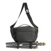 Picture of Waterproof Camera Waist Bag - Portable Fanny Pack, Compact Camera Case with Tripod Holder, Daily Crossbody Bag for Canon Nikon Sony DSLR/SLR/Mirrorless Camera, Can accommodate 1 Camera 2 Lens, Black