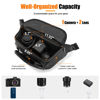 Picture of Waterproof Camera Waist Bag - Portable Fanny Pack, Compact Camera Case with Tripod Holder, Daily Crossbody Bag for Canon Nikon Sony DSLR/SLR/Mirrorless Camera, Can accommodate 1 Camera 2 Lens, Black