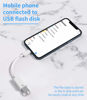 Picture of Lightning Male to USB Female Adapter OTG Data Sync Cable Compatible with Iphone13 11 12pro Max Mini XR X XS 8 7 SE Plus for Ipad Air,Camera,3.0 Mouse,Keyboard,Hub,Midi Port Adaptador Connector