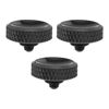 Picture of PATIKIL Camera Shutter Button, 3 Pack Soft Shutter Release Button Pure Copper Camera Button Carved Suitable for Nikon for Fujifilm for Leica DSLR/SLR Camera, Black