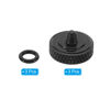 Picture of PATIKIL Camera Shutter Button, 3 Pack Soft Shutter Release Button Pure Copper Camera Button Carved Suitable for Nikon for Fujifilm for Leica DSLR/SLR Camera, Black