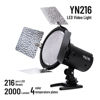 Picture of YONGNUO YN216 YN-216 LED Video Light with 5600K Color Temperature and 4 Color Plates for Canon Nikon DSLR Cameras