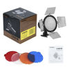 Picture of YONGNUO YN216 YN-216 LED Video Light with 5600K Color Temperature and 4 Color Plates for Canon Nikon DSLR Cameras