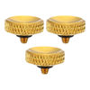Picture of PATIKIL Camera Shutter Button, 3 Pack Soft Shutter Release Button Pure Copper Camera Button Carved Suitable for Nikon for Fujifilm for Leica DSLR/SLR Camera, Golden
