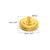 Picture of PATIKIL Camera Shutter Button, 3 Pack Soft Shutter Release Button Pure Copper Camera Button Carved Suitable for Nikon for Fujifilm for Leica DSLR/SLR Camera, Golden