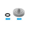 Picture of PATIKIL Camera Shutter Button, 3 Pack Soft Shutter Release Button Pure Copper Camera Button Carved Suitable for Nikon for Fujifilm for Leica DSLR/SLR Camera, Silver
