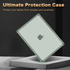 Picture of MOSISO Compatible with MacBook Pro 14 inch Case 2025-2021 M4 M3 M2 M1 A3112 A3185 A3401 A2918 A2992 A2779 A2442, Anti-Cracking Heavy Duty TPU Bumper Hard Case&Keyboard Skin&Screen Film, Emerald Green