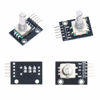 Picture of WayinTop 5pcs 360 Degree Rotary Encoder Module KY-040 Brick Sensor Development Board with Push Button for Arduino