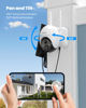 Picture of ieGeek Security Camera Outdoor, 2K Wireless WiFi 360°PTZ Camera, Solar Battery Powered Surveillance Camera with Spotlight/Siren/Motion Detection/3MP Color Night Vision,Compatible with Alexa