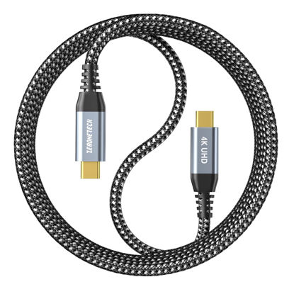 Picture of USB C to USB C Cable 3ft, USB C 3.2 Gen 2X2 Cable, 4K USB C to USB C Monitor Cable, 20Gbps High Speed Data Transfer, 100W Charging, for MacBook Pro, Dell, LG, ARZOPA, KYY, USB C for Portable Monitor