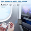 Picture of Bluetooth Transmitter Receiver,Bluetooth Audio Adapter for Airplane,Bluetooth Transmitter for TV,Gym, Aptx HD, Aptx Low Latency Audio for 2 AirPods/Headphones