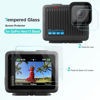 Picture of iDaPro Lens Protector appliable for Gopro Hero 4K+ screen protector[2+2 Pack] Tempered Glass for Go pro Hero 4K Easy Installation