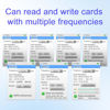 Picture of XIXEI X7 NFC RFID Card Copier Reader Writer Duplicator for Mulit Frequency Read and Writer Smart Card Programming Card(5 pcs rewritable Cards 5 pcs UID keyfobs 5pcs T5577 keyfobs)