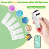 Picture of Pocket Microscope for Kids and Adults - 135x Mini Microscope, Portable Handheld MiniMicroscope with 5 Microscope Slides, Perfect for Microbiological Observation, Preschool Learning Gifts