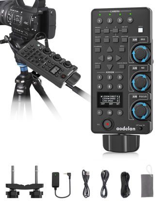 Picture of for Sony Camcorder Lanc Zoom Controller - Wireless & Wired Remote Control with IRIS Focus Zoom ND White Balance Adjust for Sony ILME-FX6,PXW-FX9,PXWZ280V/Z280T,PXWZ190V/Z190T; Replaces Sony RM-30BP