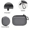 Picture of Carrying Case Compatible with Crucial X10/ X9 Pro 4TB/ 2TB/ 1TB Portable SSD, External Solid State Drive Hard Storage Holder Bag Fits for USB-C Cable (Box Only)（Dark-Grey）