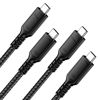 Picture of 2 Pack USB 4 Cable Compatible with Thunderbolt 4 Cable 40Gbps High Speed USB C Cable Supports 240W Fast Charing and 8K@60Hz Display for Thunderbolt 3 MacBook, iPad, 3.3FT