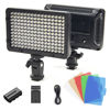Picture of Tolifo PT-176S on Camera Video Light, Dimmable 11W LED Light Panel with 2200mAh Rechargable Battery and Charger, Portable Photo Studio Video Photography Light with 5 Color Filters Hot Shoe