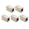 Picture of [UL Listed] Cable Matters 5-Pack 10Gbps Shielded Cat 6A Ethernet Coupler (Shielded Cat 6 Ethernet Coupler, RJ45 Coupler, Cat6 Coupler, Ethernet Extender Adapter), Compatible with Cat6, Cat5e