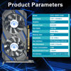 Picture of ZER-LON GeForce GTX 1050 Ti Gaming Graphics Card, 4GB GDDR5 128bit 1291MHz DP HDMI DVI-Output GPU, PCI Express 3.0 Support Up to 4K Video Card for Office and PC Gaming