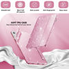 Picture of INFILAND Case for Galaxy Tab A9 Plus 5G, Glitter Cover with Sparkly Clear Back for Samsung Galaxy Tablet A9+/A9 Plus 11 Inch 2023 Model (SM-X210/X216/X218)[Auto Wake/Sleep] for Girls Kids Pink