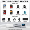 Picture of USB C SD Card Reader for Samsung Galaxy S25 S24 FE Ultra S23 S22 S21,High Speed Type C Micro SD Memory Card Reader USBC to SD Card Reader Adapter for Google Pixel 9 Pro 8 7, iPhone 16 15 Pro Max/Plus