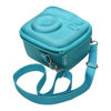 Picture of LTGEM Hard Case Compatible with Fujifilm Instax Mini 12 / Mini 11 / Mini 10 / Mini 9 / Mini 8 / Mini 7 / Mini 7+ Instant Camera - Storage Protective Carrying Bag with Shoulder Strap （Mint Green）