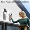 Picture of AOSU Solar Security Cameras Wireless Outdoor - 3K 5MP Home Security Camera, 360° Panoramic View, 400-Lumen Floodlight Camera, Color Night Vision, WiFi Camera, Auto Tracking, AI Human Detection(2 Pack)