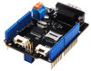 Picture of Seeed Studio CAN-Bus Shield V2 Compatible with Arduino for Controller and Transceiver, Arduino Shield Adopts MCP2515 and MCP2551.