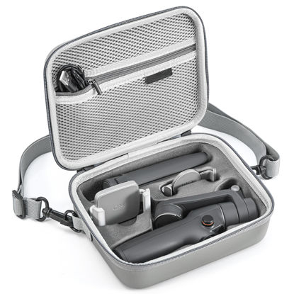 Picture of STARTRC PHOTO Osmo Mobile 6 Case, PU Leather Portable OM 6 Storage Shoulder Bag for DJI Osmo Mobile 6 Gimbal Stabilizer Accessories