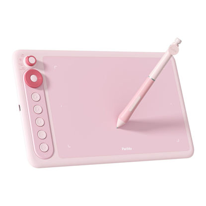 Picture of Parblo Intangbo X7 Drawing Tablet 7.2x4.5 inch Graphics Tablets,Digital Drawing Tablet with Mode Switch,6 Customized Keys,Battery-Free Stylus S01 for Digital Art,Design,Work with Window/Mac,Android
