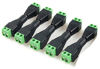 Picture of exgoofit DC Power Connector 15 Pairs 12V Male+Female 2.1x5.5MM DC Power Jack Plug Adapter Connector for CCTV Camera and LED Strip Light