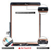 Picture of for iPad 10.2 2021 Screen Replacement for iPad 9 9th Gen 2021 Repair Kits for iPad 10.2" 9th Touch Screen Digitizer Replacement A2602 A2603 A2604 A2605 with Home Button White(Without LCD)