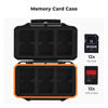 Picture of K&F Concept 24 Slots Memory Card Case, Water-Resistant Shockproof Memory Card Holder Storage Carrying Case for 12 SD SDXC SDHC Cards, 12 CFexpress Type A Cards