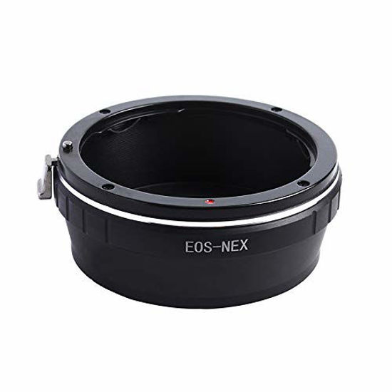 Picture of Compatible with EF, EF-S Lens to E-Mount Camera Body, fits NEX-3,NEX-5,NEX-7,NEX-7N,Camcorder NEX-VG10,EF to NEX Lens Adapter