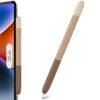 Picture of CUBETOOU Classic Hexagon Case for Apple Pencil 2nd Generation Gradient Color Case Apple Pencil Pro Silicone Protective Cover (Gradient Brown)
