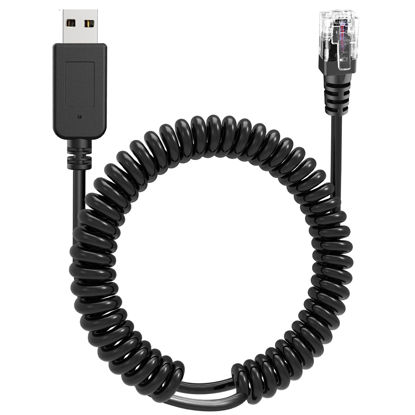 Picture of Radar Detector Cable, USB 2.0 to RJ11 Plug Cable 5V-12V Power Cord, Compatible with Unide R3/7/1, Escort 360 Passport 9500i/7500S/8500/7500 and Other Radar detectors