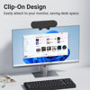 Picture of INGA Computer Speakers for Desktop PC, USB Monitor Speaker Bar with Clip-On, Wired Desk Speakers with HD Stereo Loud Sound, Laptop Speaker Mini Sound Bar, Easily Clamps to Monitor