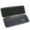 Picture of co2CREA Hard Case Replacement for Logitech MX Keys S/MX Keys Advanced Wireless Illuminated Keyboard (Case for MX Keys Keyboard, Black Case)