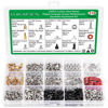 Picture of 510 Pcs Computer Screw Set, PC Case Motherboard Standoffs Screws #6-32 Male to M3 Female Standoffs Sets for Personal Computer Screw Standoffs Set Kit for PC Case Motherboard HDD SSD CD-ROM Hard Drive